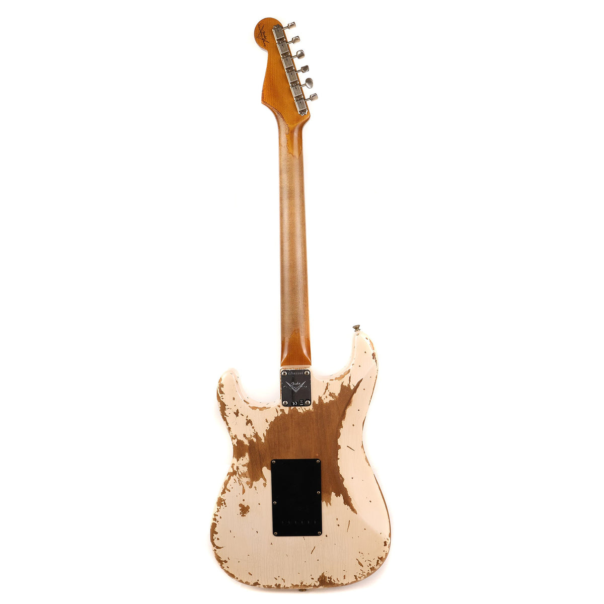 Fender Custom Shop Poblano Stratocaster Super Heavy Relic Super Faded Aged Shell Pink — 3
