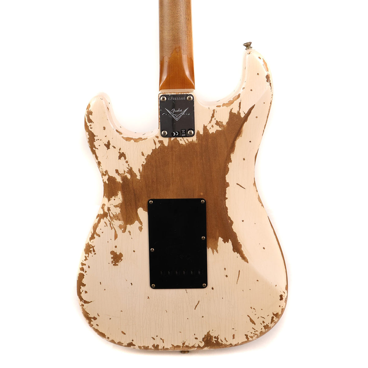 Fender Custom Shop Poblano Stratocaster Super Heavy Relic Super Faded Aged Shell Pink — 6