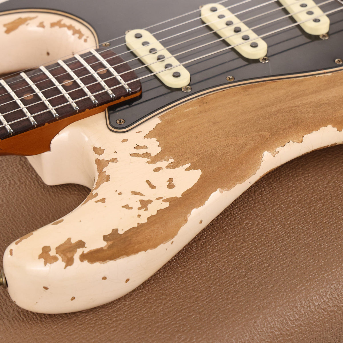 Fender Custom Shop Poblano Stratocaster Super Heavy Relic Super Faded Aged Shell Pink — 7