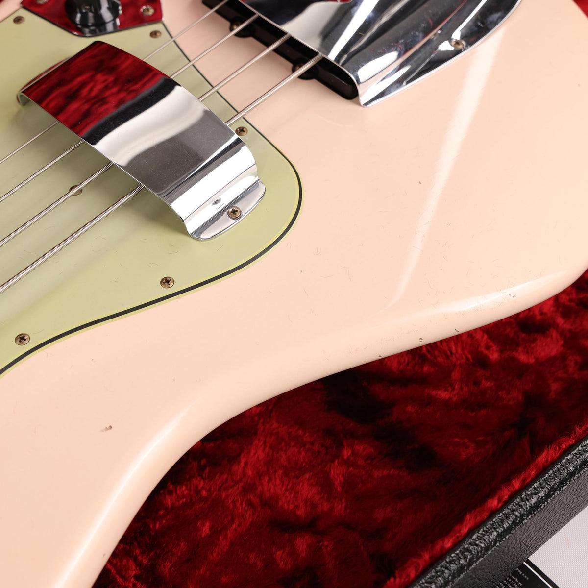 Fender Custom Shop 1964 Jazz Bass Journeyman Relic Super Faded Aged Shell Pink — 8