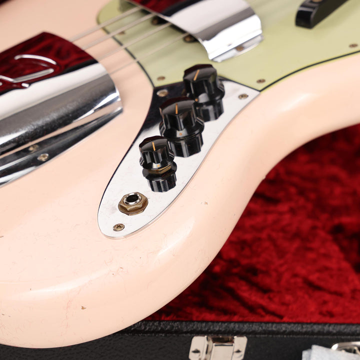 Fender Custom Shop 1964 Jazz Bass Journeyman Relic Super Faded Aged Shell Pink