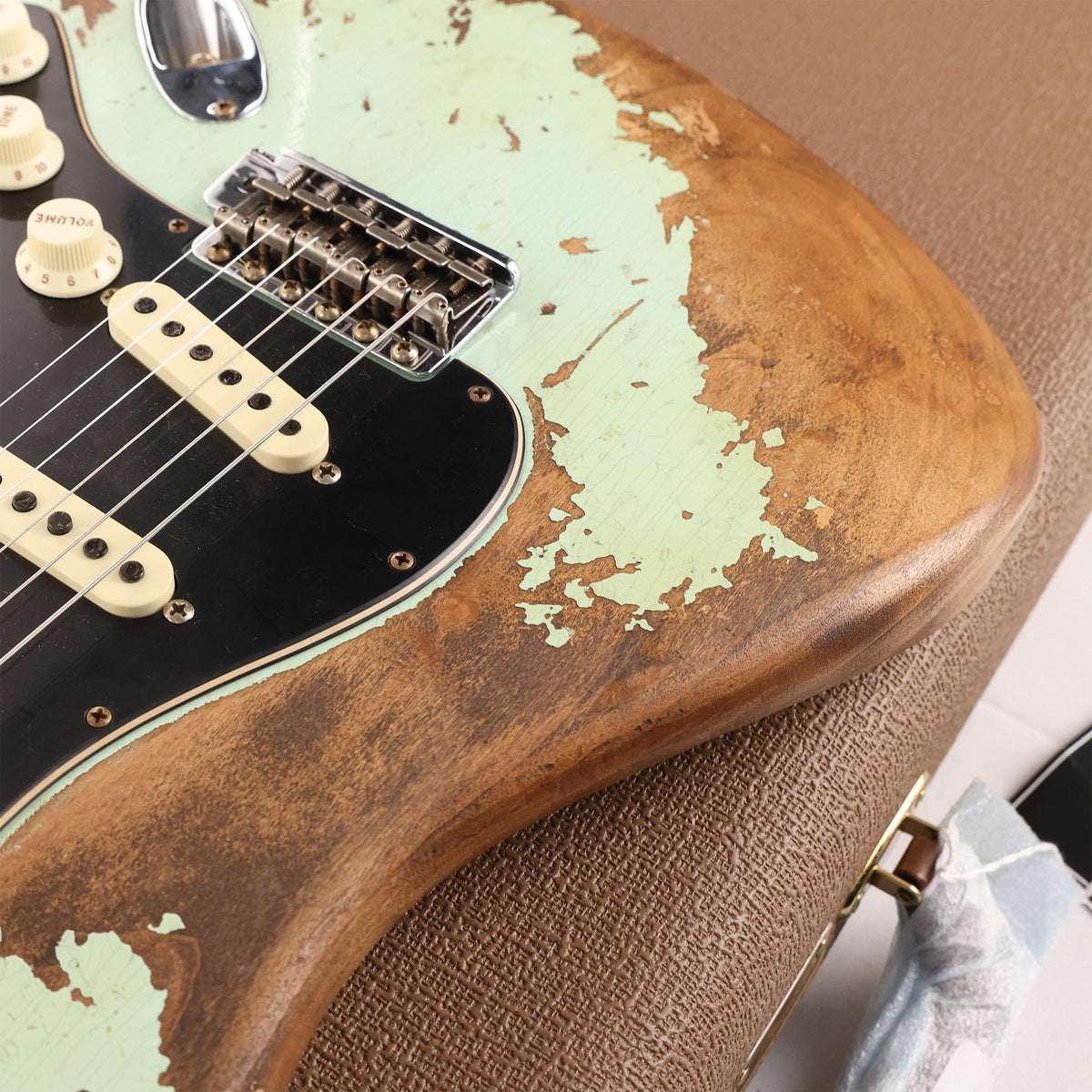 Fender Custom Shop Poblano Stratocaster Super Heavy Relic Super Faded Aged Surf Green — 10