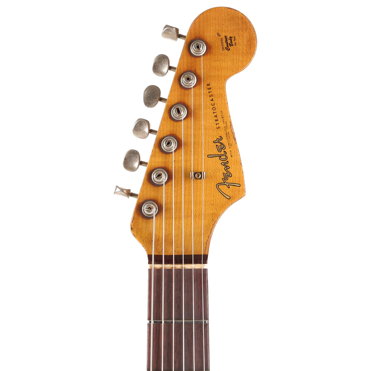 Fender Custom Shop Poblano Stratocaster Super Heavy Relic Super Faded Aged Surf Green — 4