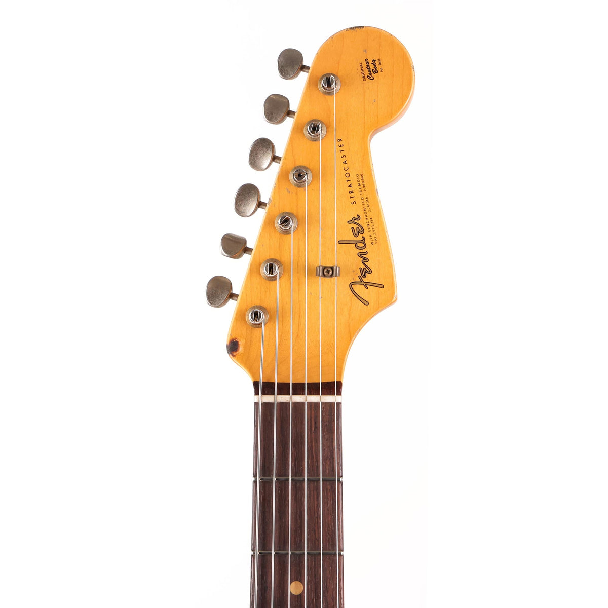 Fender Custom Shop 1964 Stratocaster Relic Aged Ice Blue Metallic Apprentice Built George Ruiz Used — 4