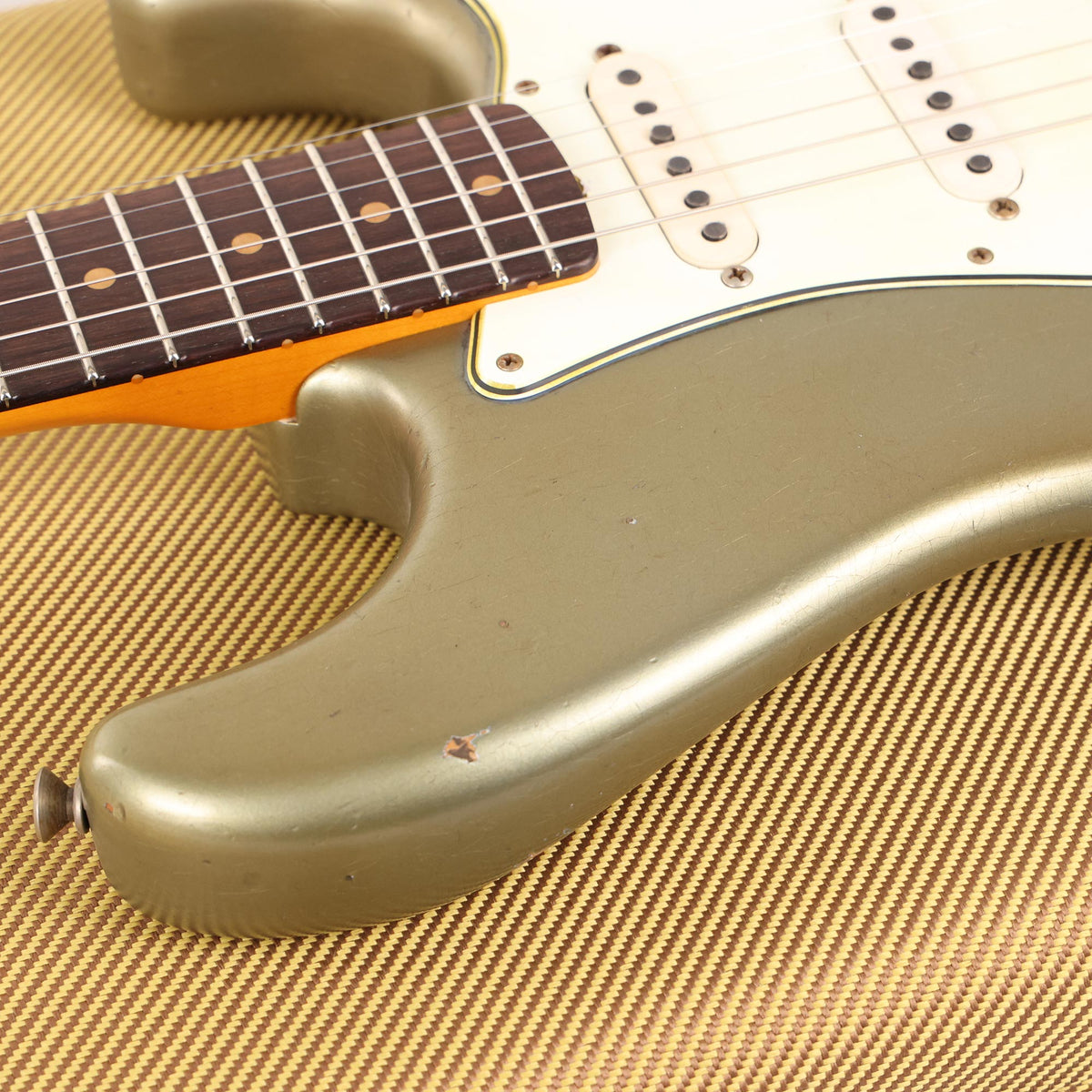 Fender Custom Shop 1964 Stratocaster Relic Aged Ice Blue Metallic Apprentice Built George Ruiz Used — 7