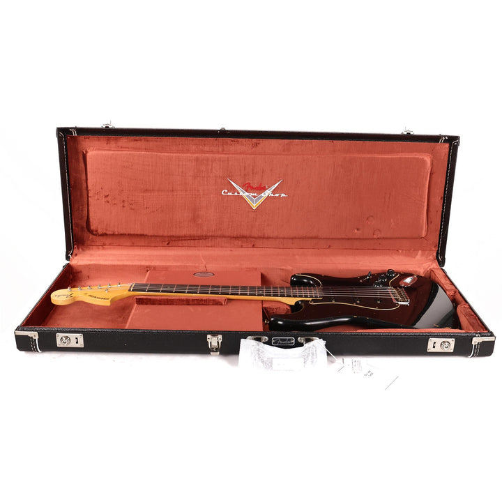 Fender Custom Shop 1969 Stratocaster Relic Black Reverse Headstock