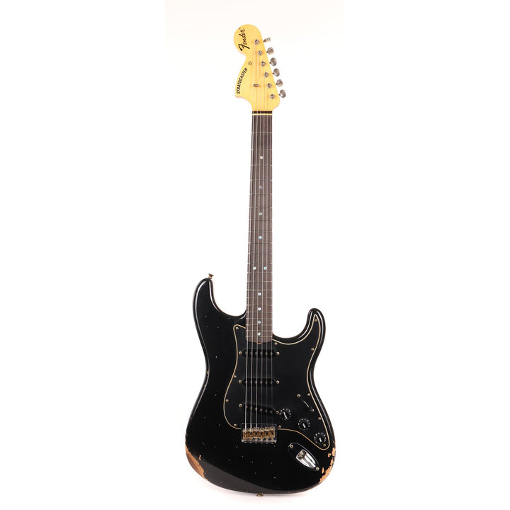 Fender Custom Shop 1969 Stratocaster Relic Black Reverse Headstock