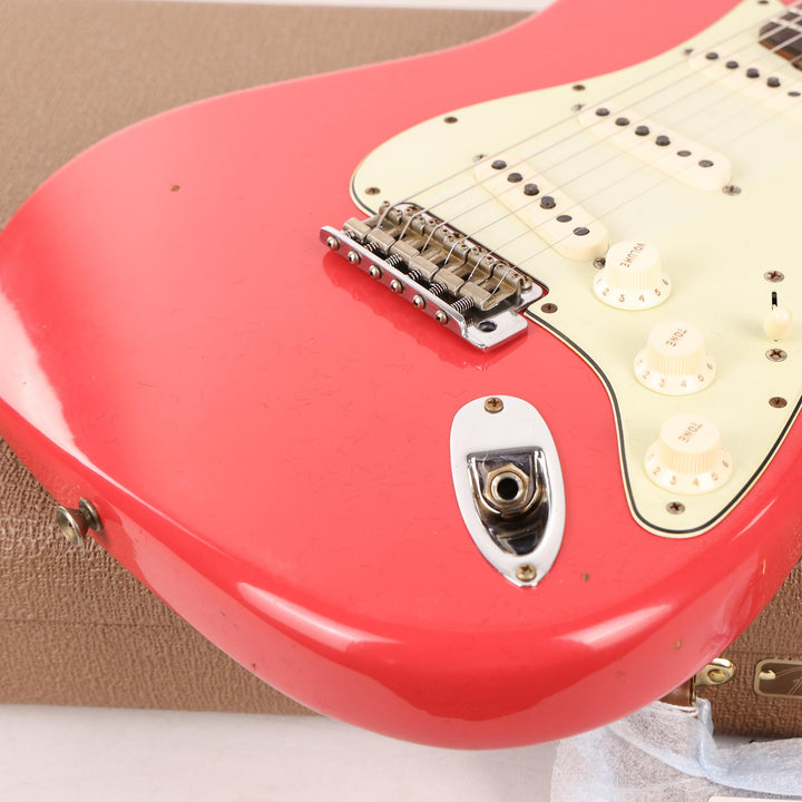 Fender Custom Shop 1963 Roasted Alder Stratocaster Journeyman Relic Fiesta Red Used