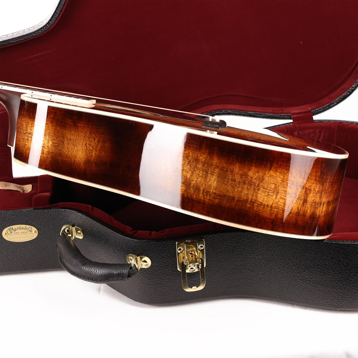 Martin Custom Shop Dreadnought Highly Flamed Koa — 7