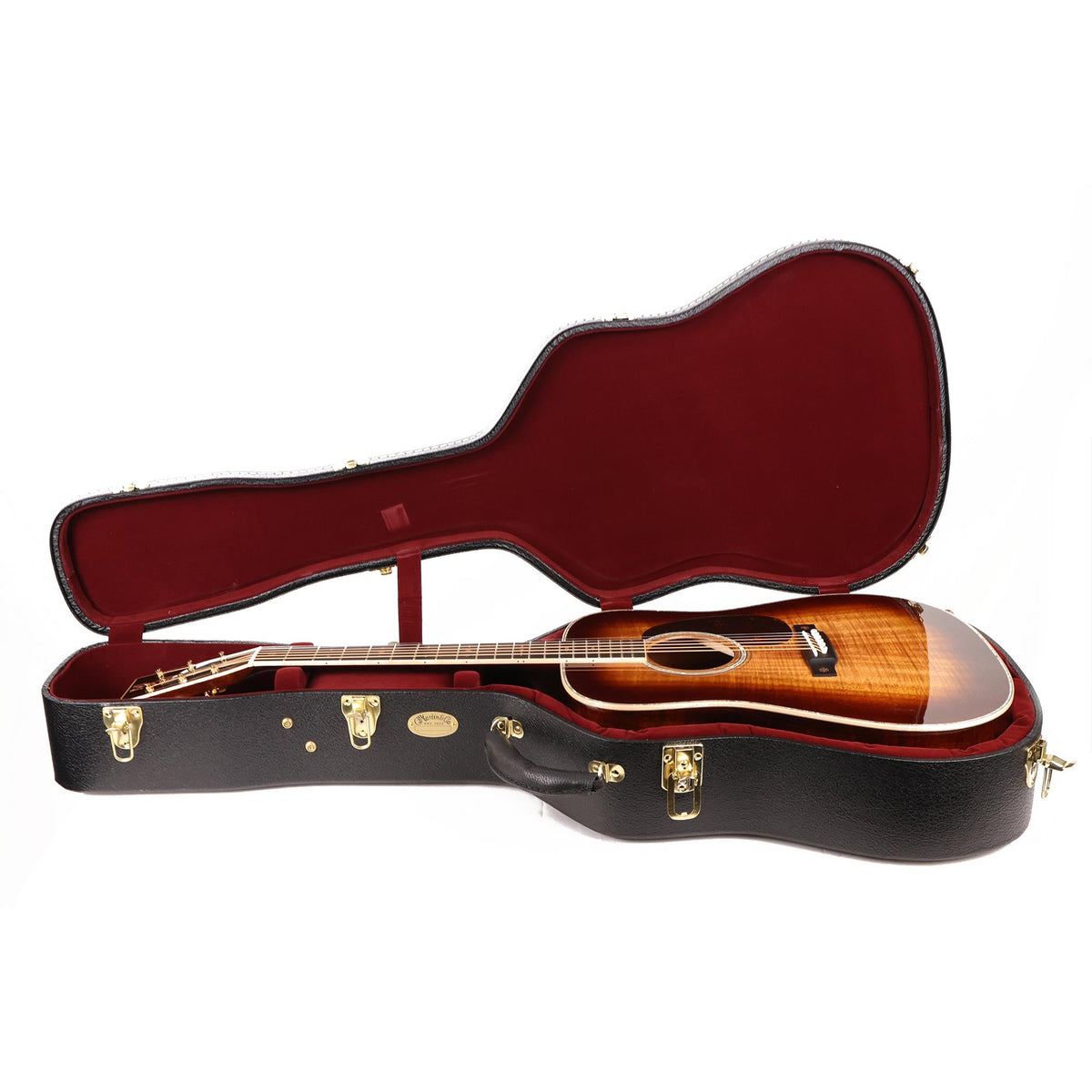Martin Custom Shop Dreadnought Highly Flamed Koa — 9