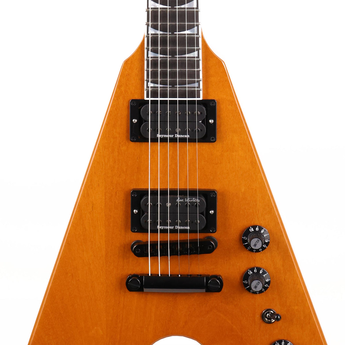 Gibson Dave Mustaine Flying V EXP Antique Natural — 6