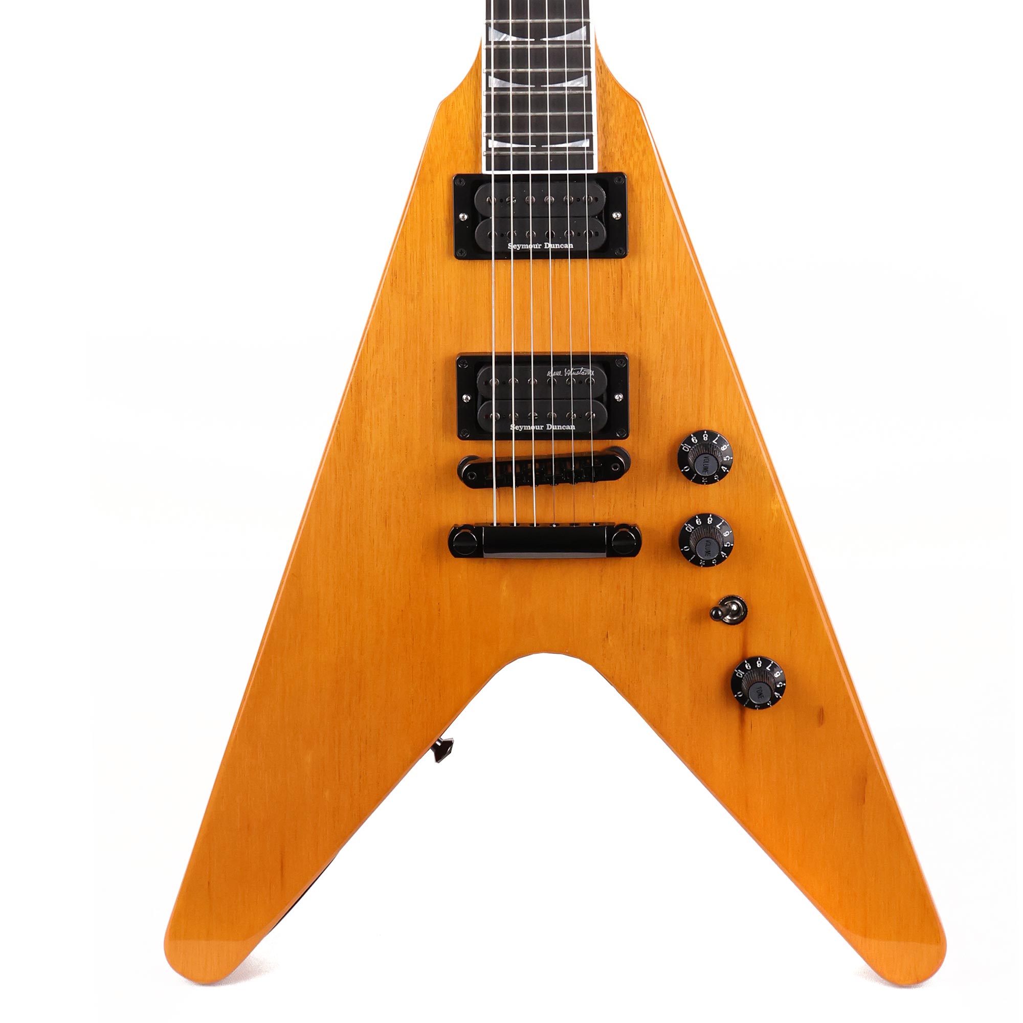 Gibson Dave Mustaine Flying V EXP Antique Natural | The Music Zoo