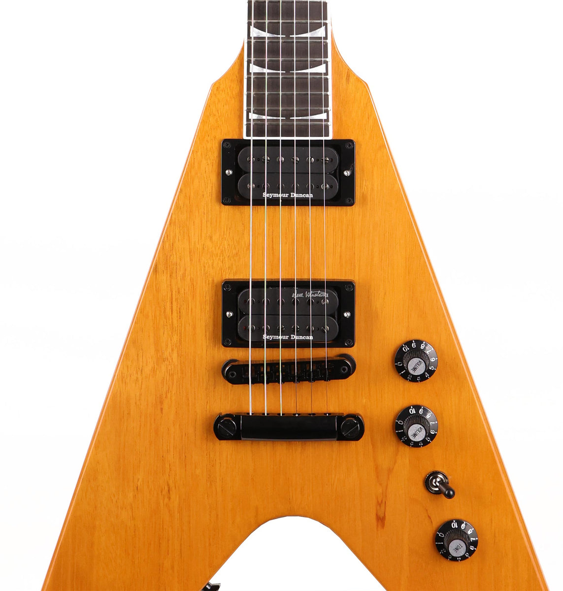 Gibson Dave Mustaine Flying V EXP Antique Natural — 6