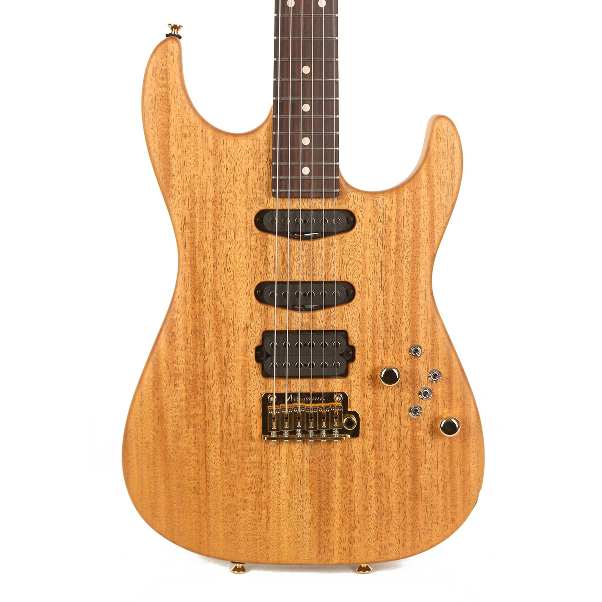 Tom Anderson Pro Am Mahogany Satin Natural with Switcheroo System Gold Hardware 2024 — 1