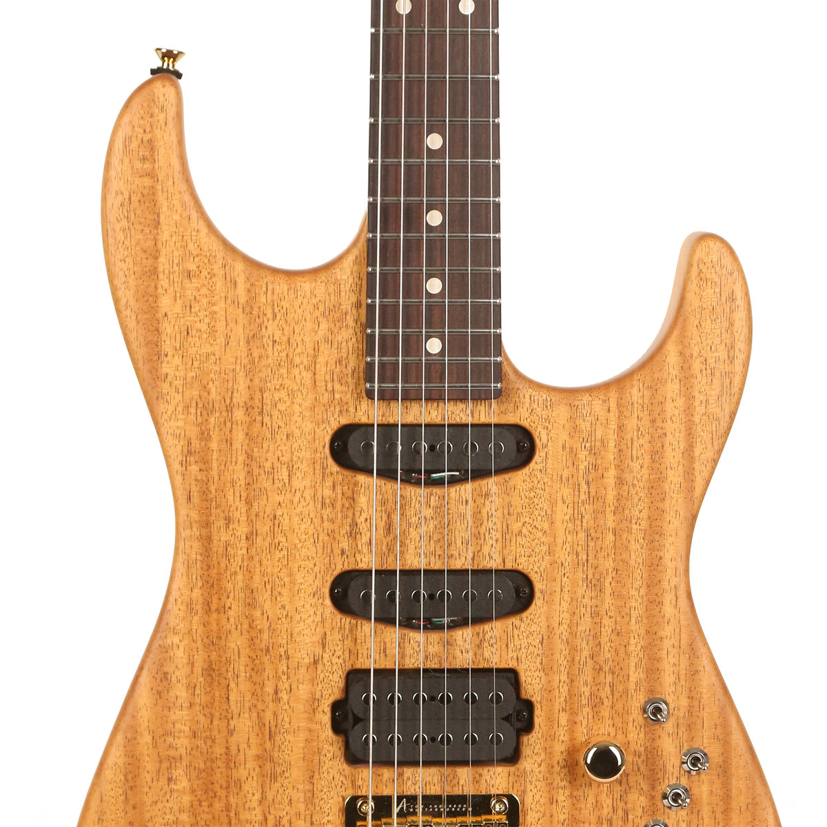 Tom Anderson Pro Am Mahogany Satin Natural with Switcheroo System Gold Hardware 2024 — 6