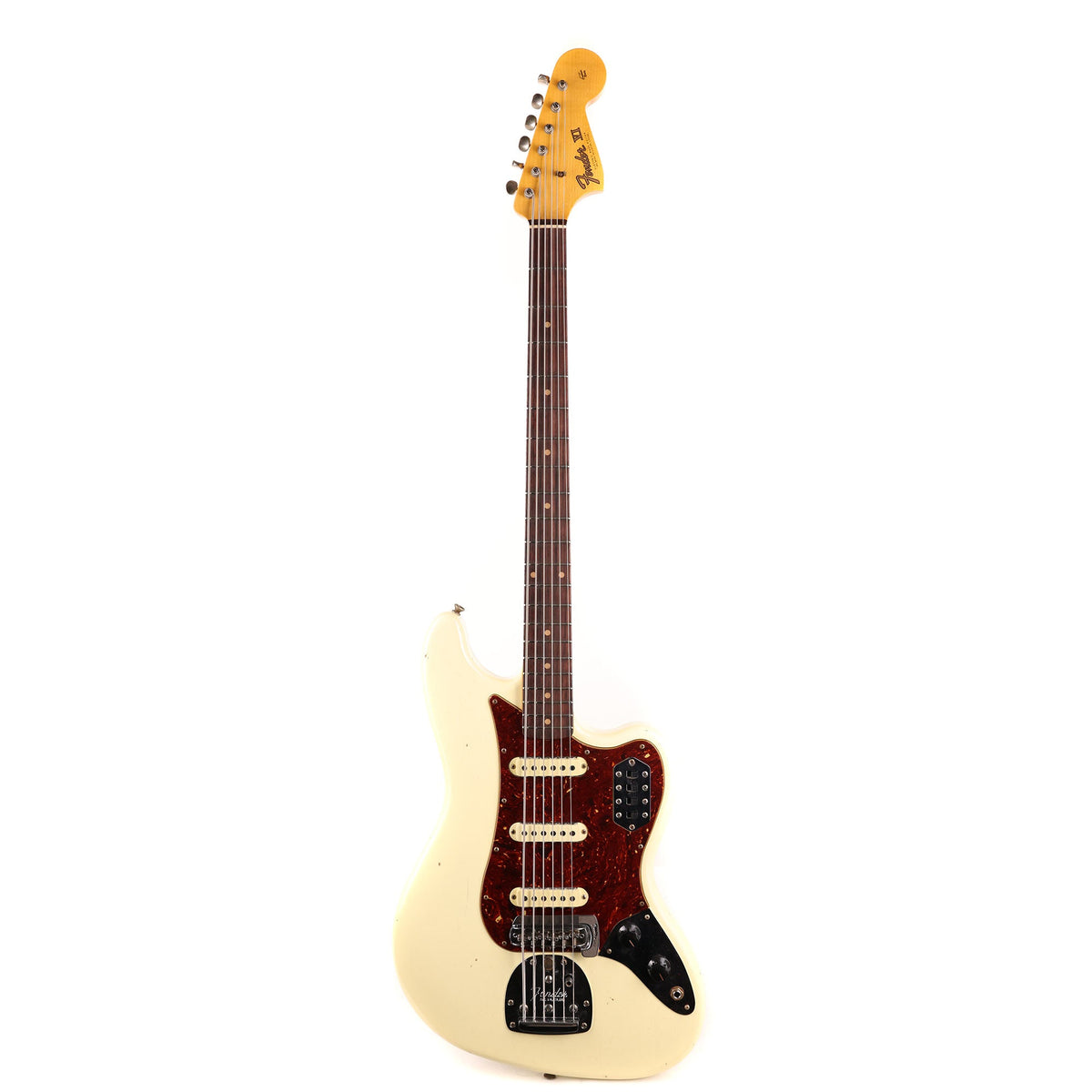 Fender Custom Shop Bass VI Journeyman Relic Vintage White — 2