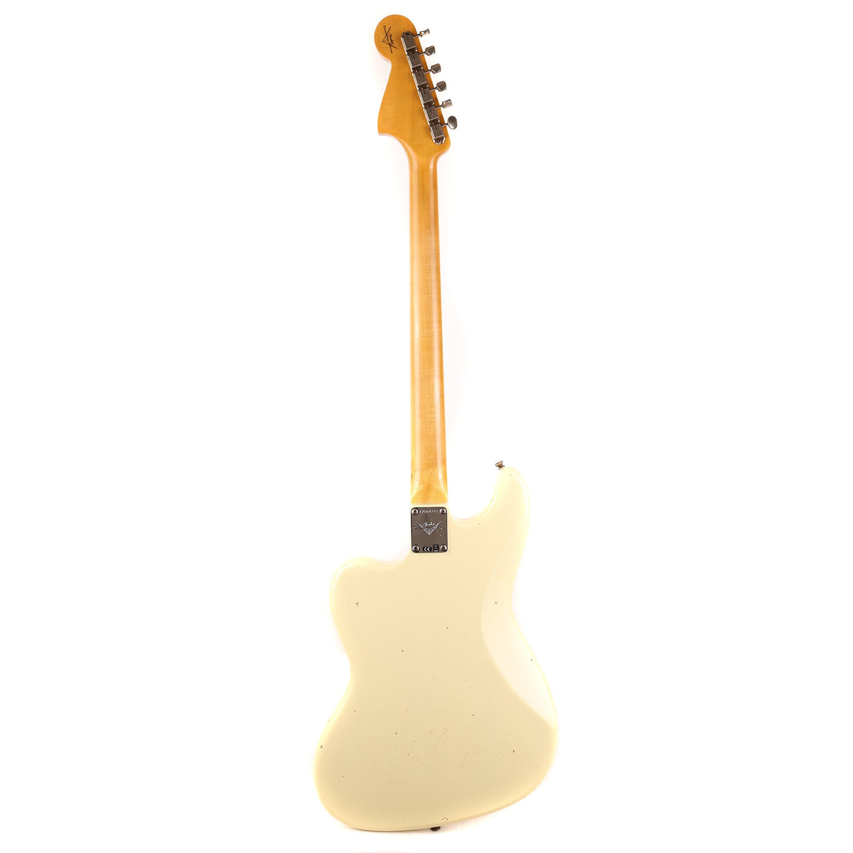 Fender Custom Shop Bass VI Journeyman Relic Vintage White — 3