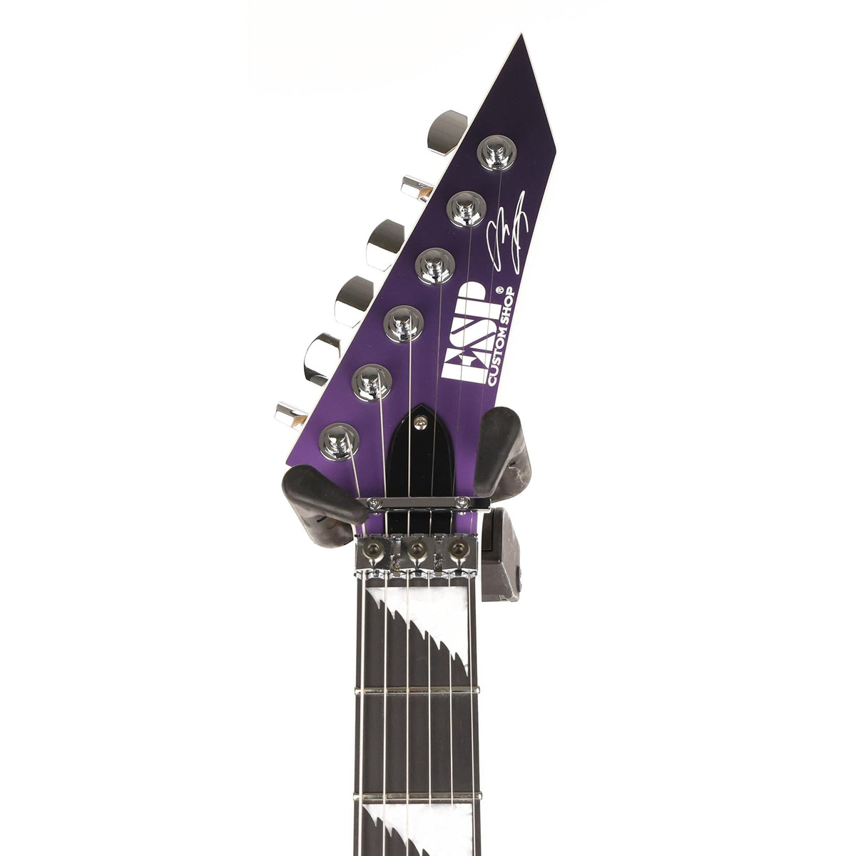 ESP Alexi Ripped Alexi Laiho Guitar Purple Fade with Pinstripes — 4