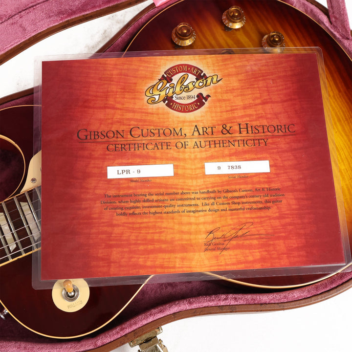 Gibson Custom Shop 1959 Les Paul Reissue Darkburst VOS ThroBak Pickups 2007