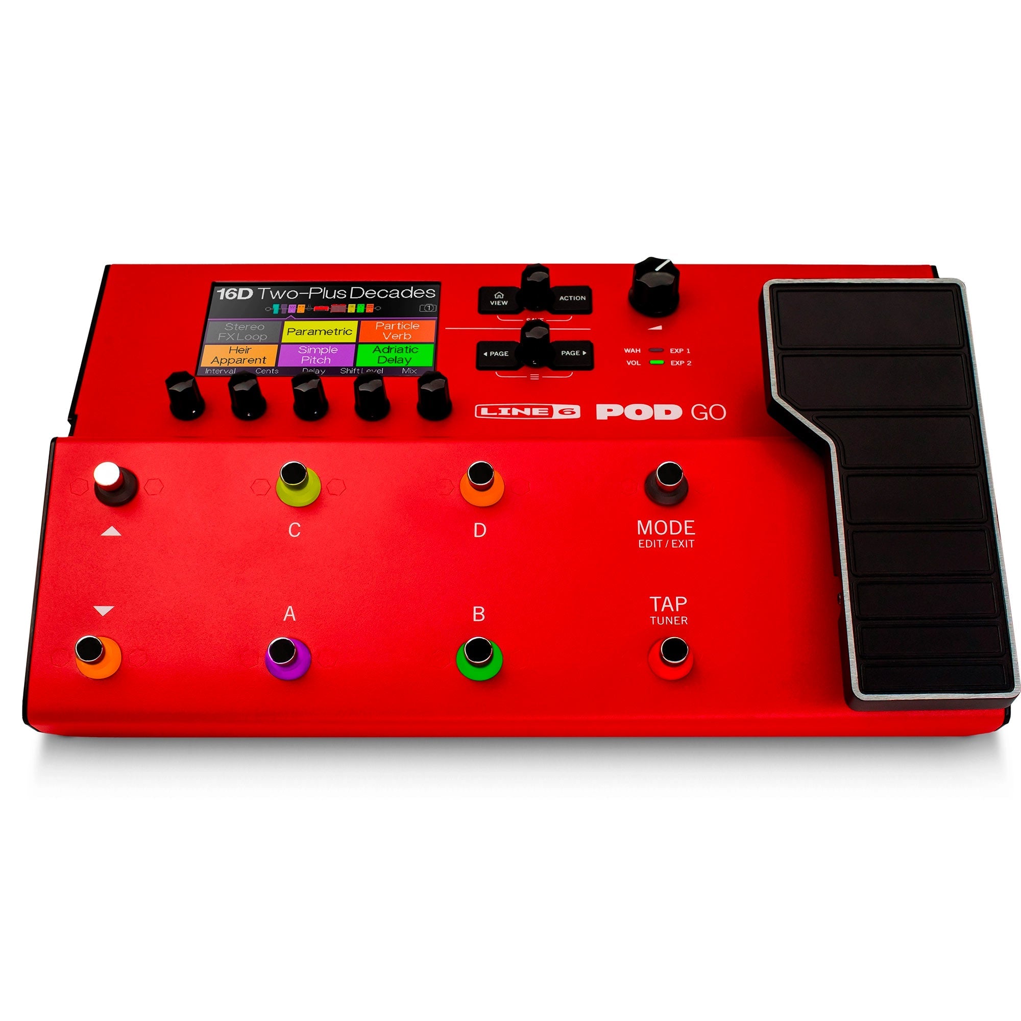 Line 6 Pod Go Multi-Effects Processor Limited Edition Red | The