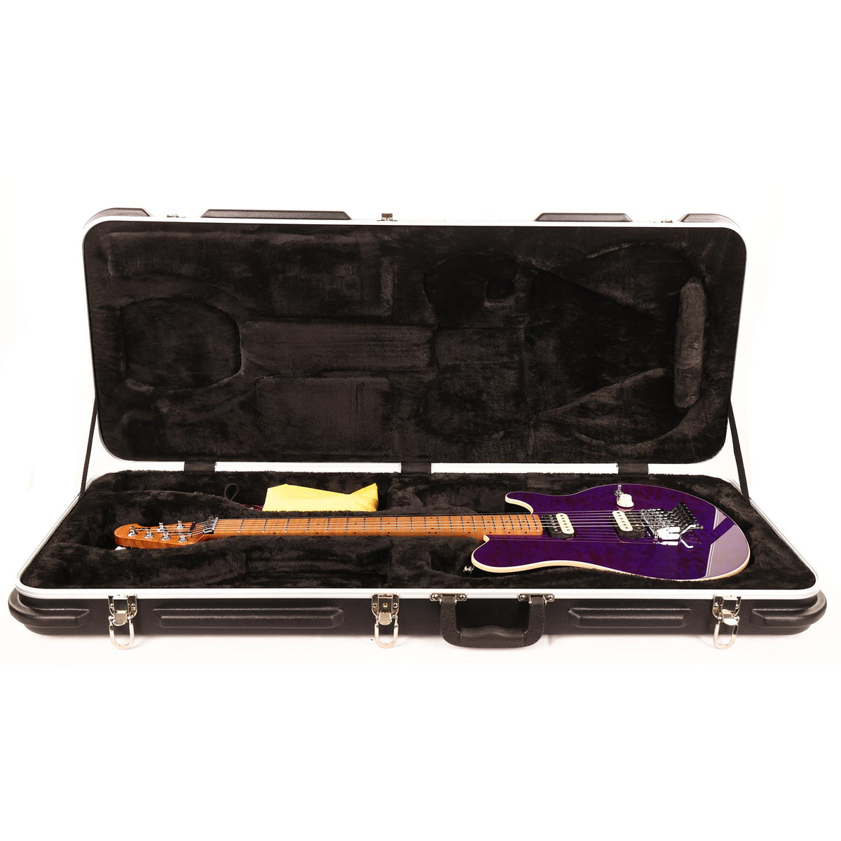 Ernie Ball Music Man Axis Quilt Top Music Zoo Exclusive Amethyst — 8