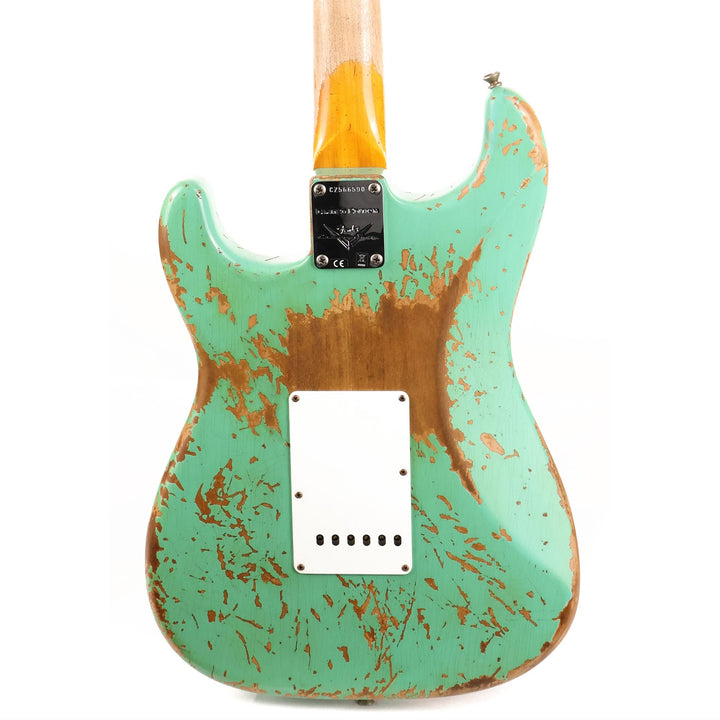 Fender Custom Shop Dual Mag II Stratocaster Super Heavy Relic Aged Seafoam Green