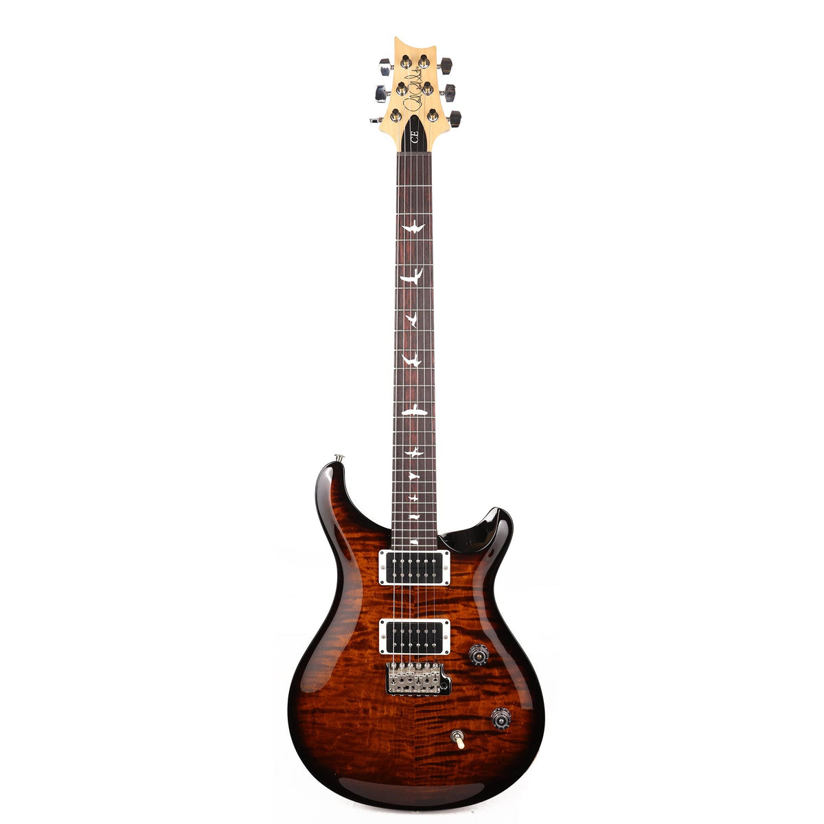 PRS CE24 Amber with Black Wrap Burst 2022 — 2