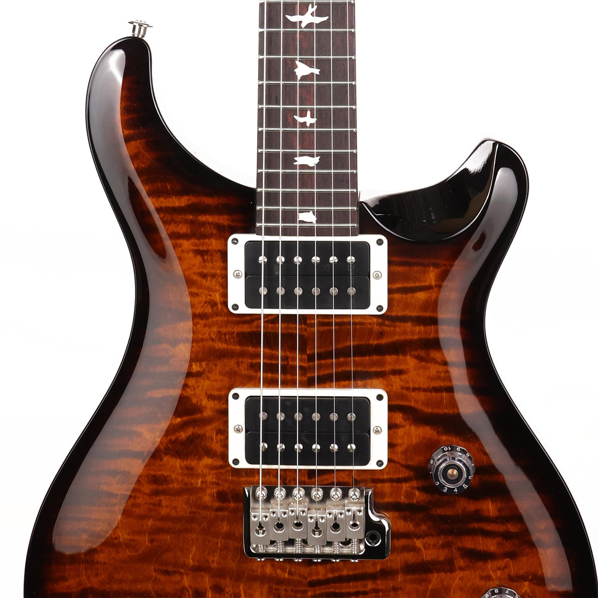 PRS CE24 Amber with Black Wrap Burst 2022 — 6