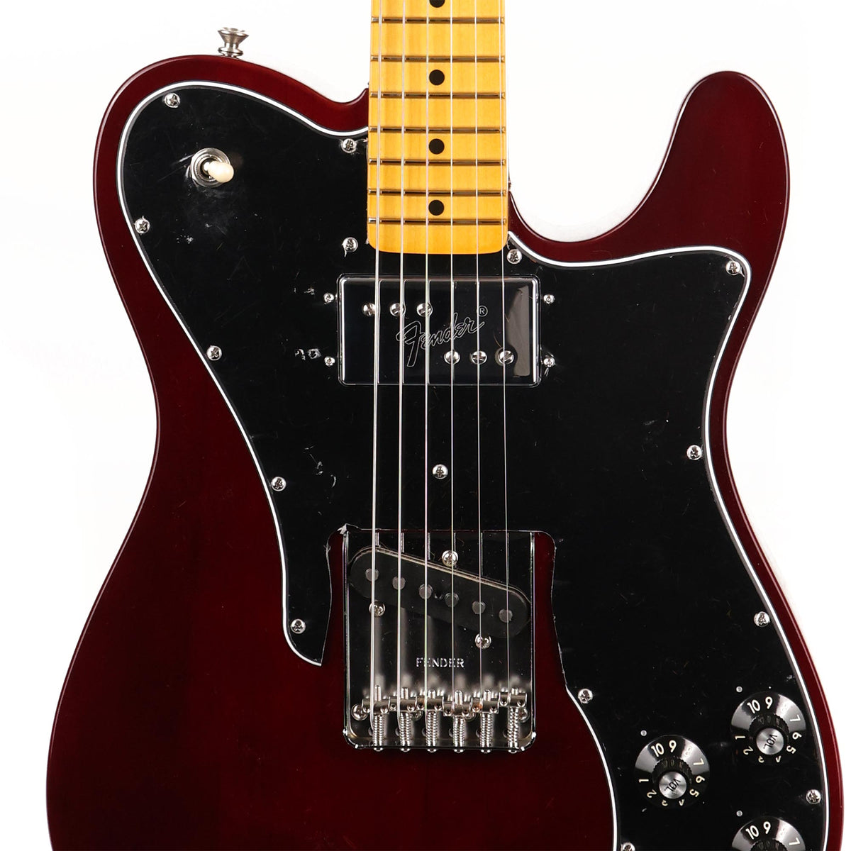 Fender American Vintage II Limited Edition 1977 Telecaster Custom Wine Used — 6
