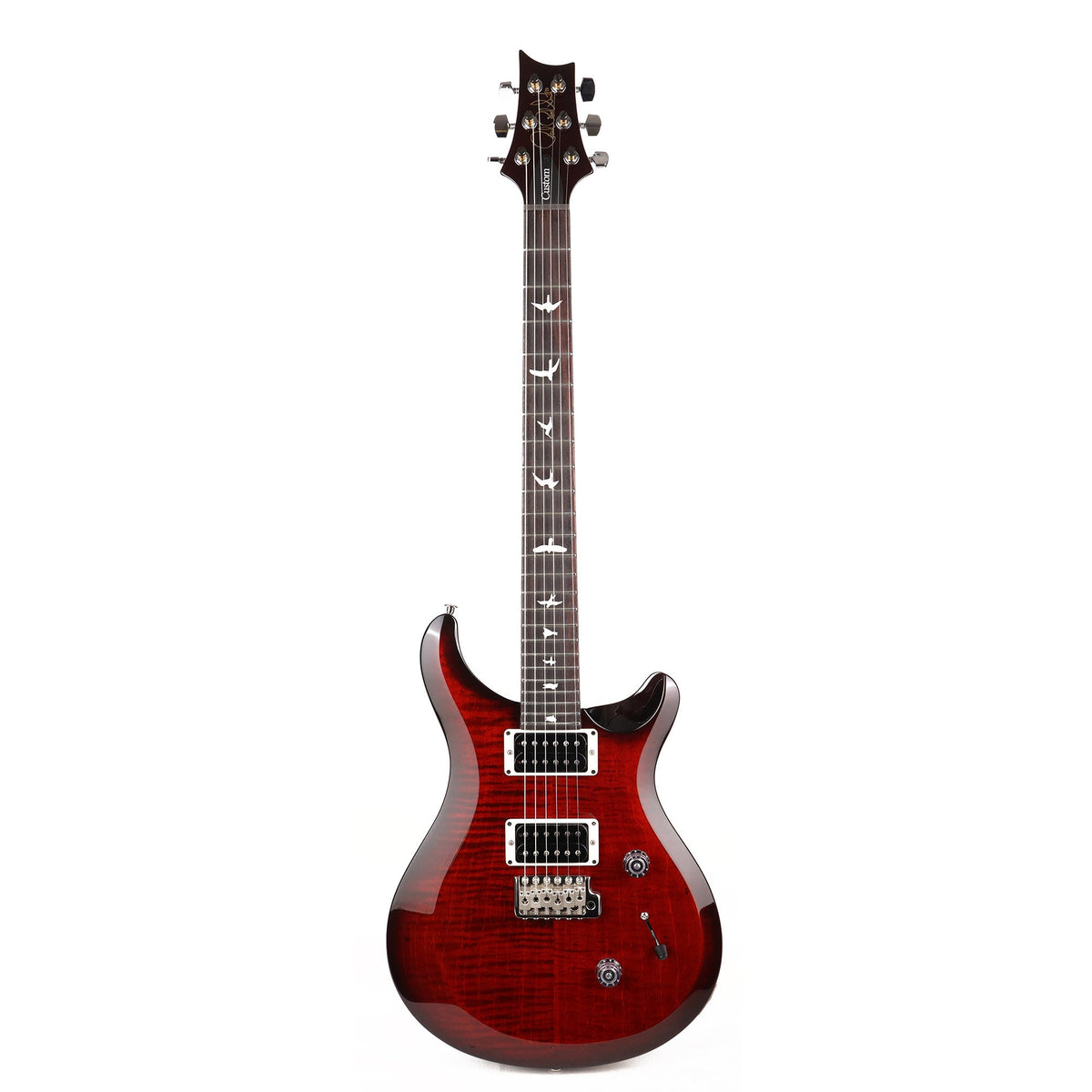 Paul Reed Smith S2 Custom 24 Guitar Pattern Thin Neck Fire Red Burst — 2