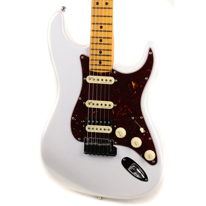 Fender American Ultra Stratocaster HSS Guitar Arctic Pearl Used