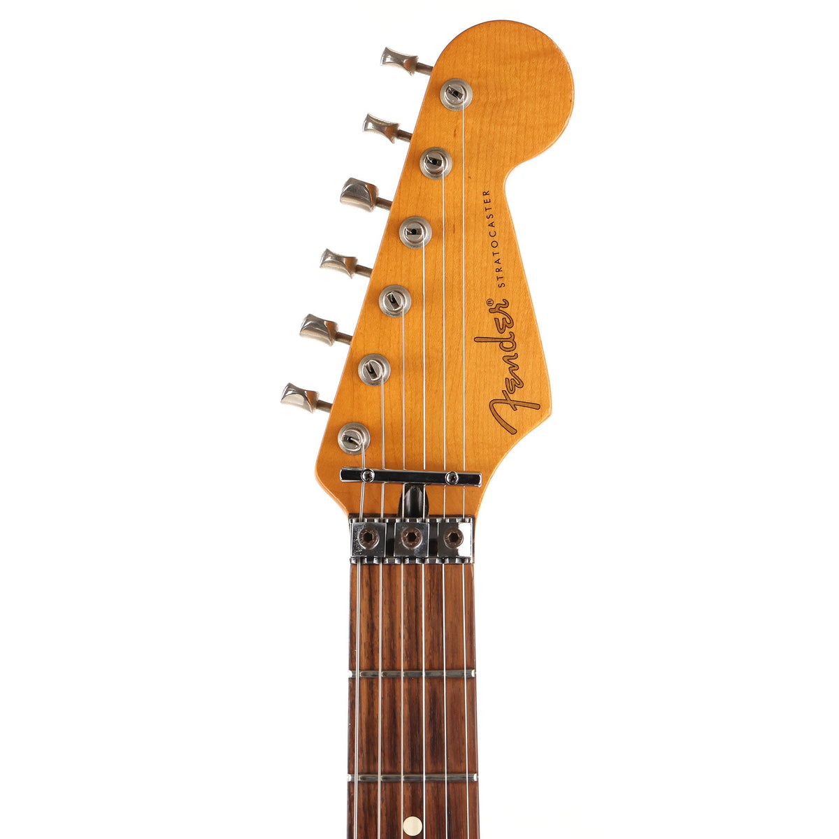 1992 Fender USA Floyd Rose Stratocaster Vintage White — 4