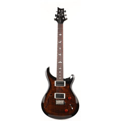 PRS SE Custom 22 Semi-Hollow Black Gold Sunburst | The Music Zoo