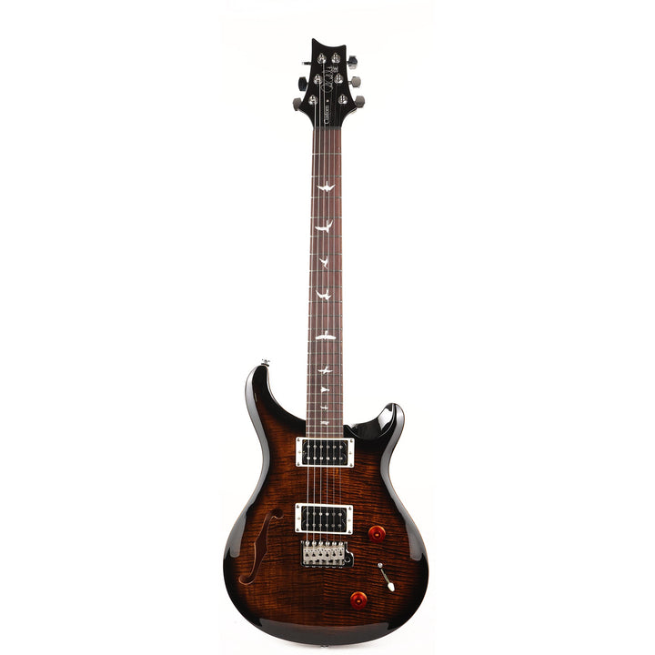 PRS SE Custom 22 Semi-Hollow Black Gold Sunburst