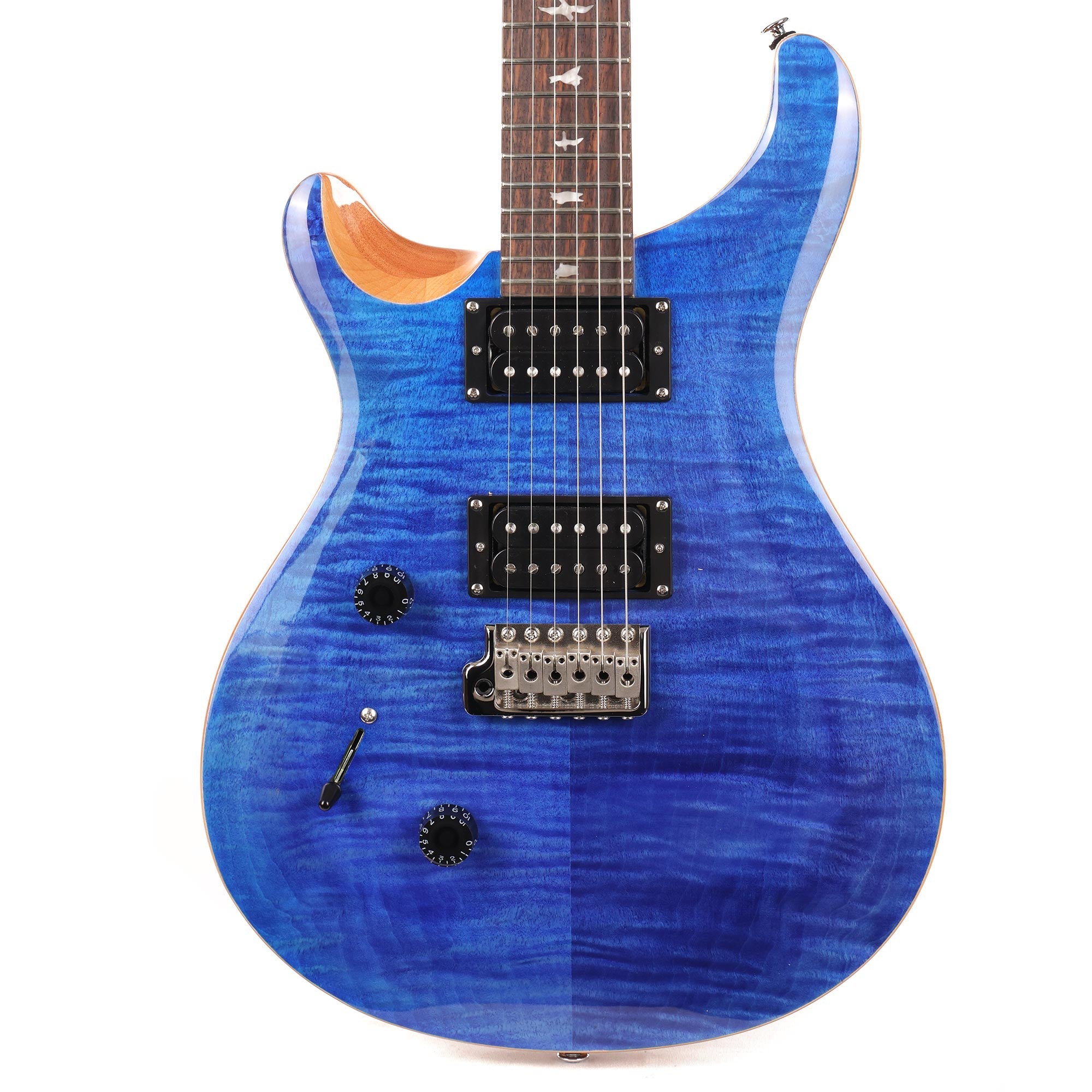 PRS SE Custom 24 Faded Blue Left-Handed | The Music Zoo