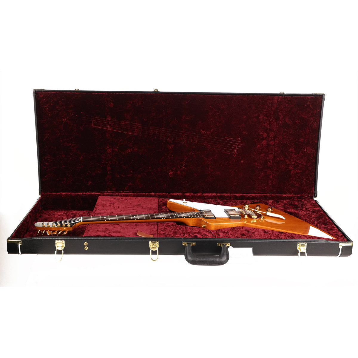 Gibson Custom Shop 1958 Explorer Heavy Antique Natural VOS Made 2 Measure Maestro Tailpiece Used — 8