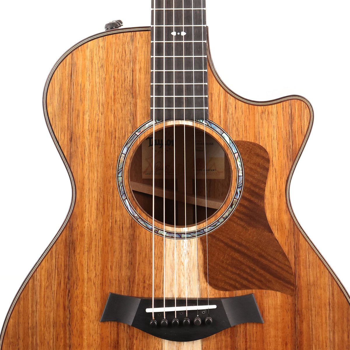 Taylor 722ce Koa Grand Concert Acoustic-Electric Natural 2022 — 6