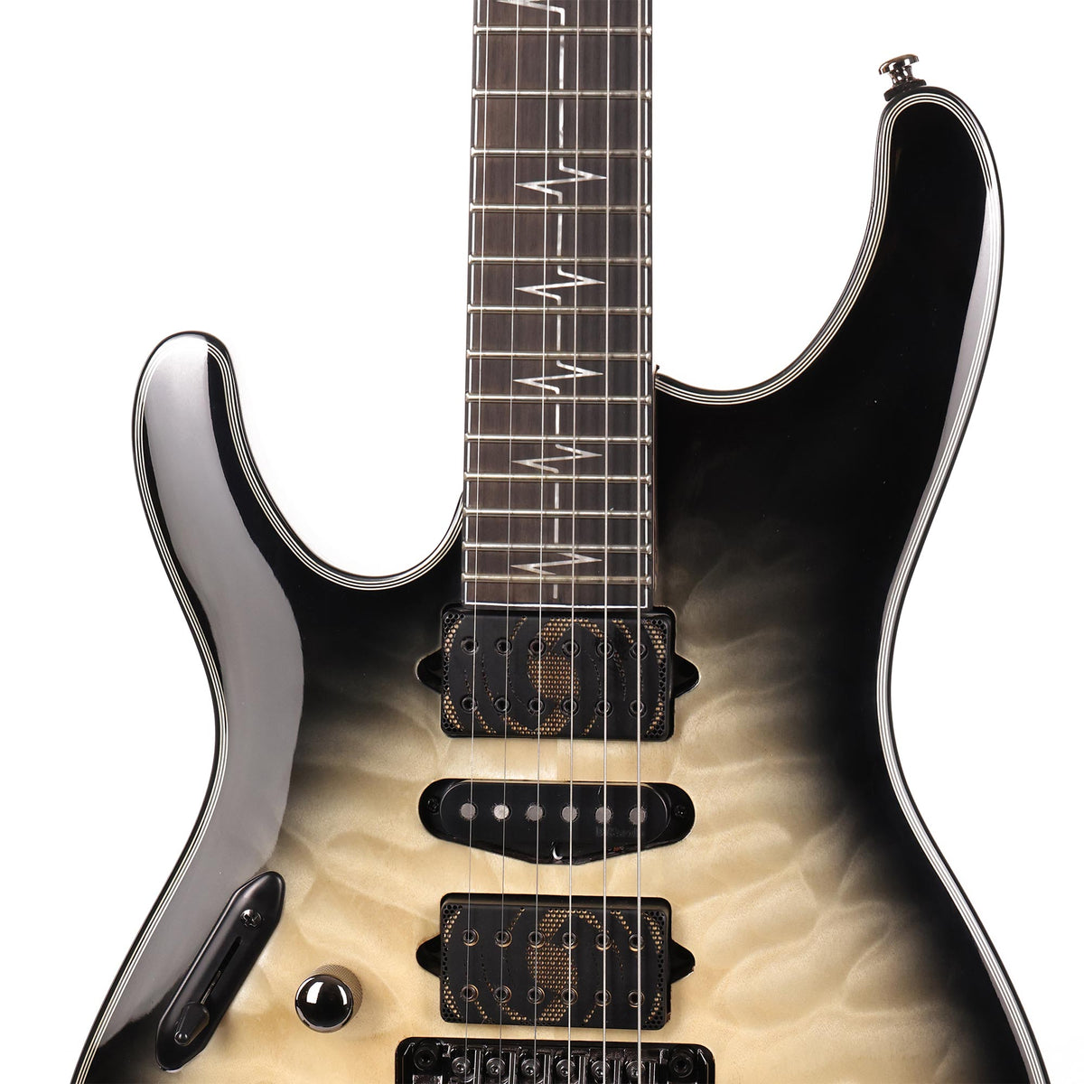 Ibanez JIVA10 Nita Strauss Signature Left-Handed Deep Space Blonde Used — 6