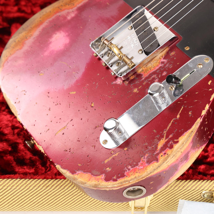 Fender Custom Shop '51 Telecaster Super Heavy Relic Faded Oxblood