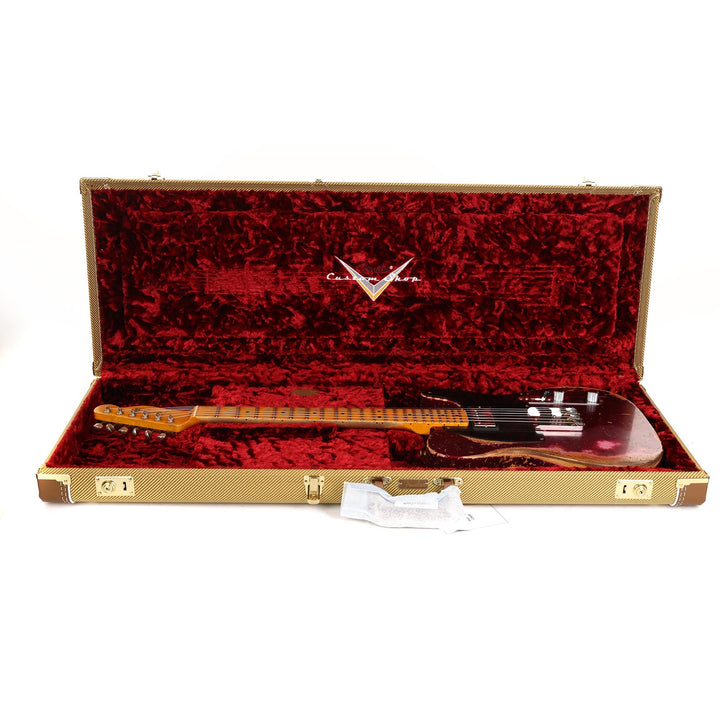 Fender Custom Shop '51 Telecaster Super Heavy Relic Faded Oxblood