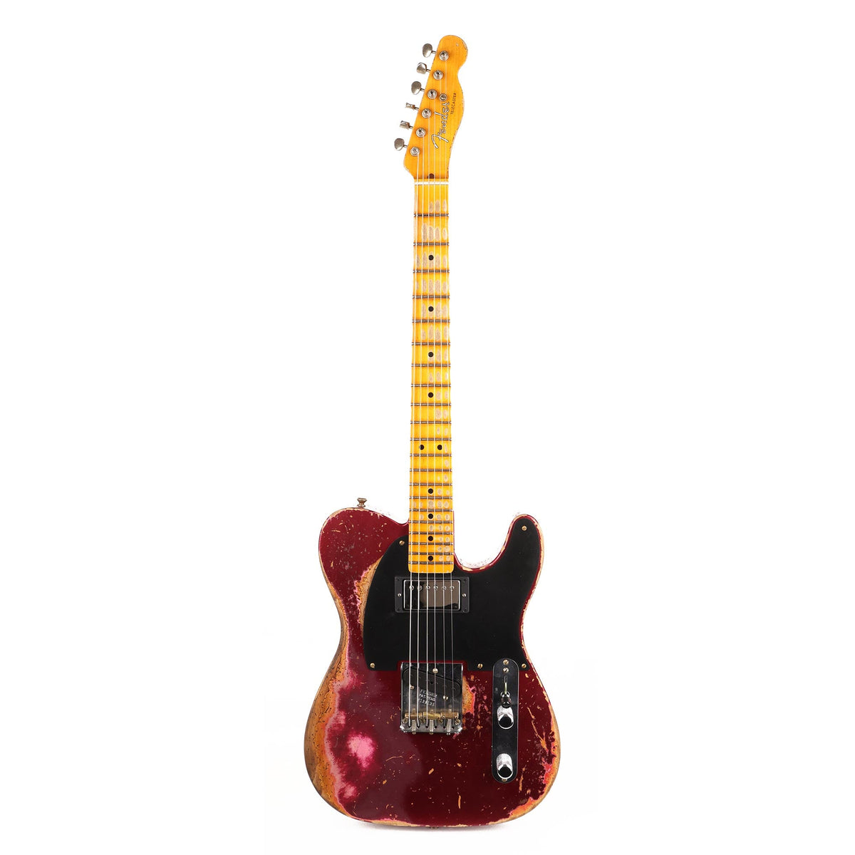 Fender Custom Shop '51 Telecaster Super Heavy Relic Faded Oxblood — 2
