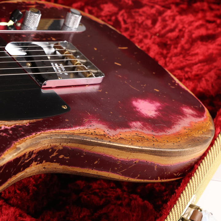 Fender Custom Shop '51 Telecaster Super Heavy Relic Faded Oxblood