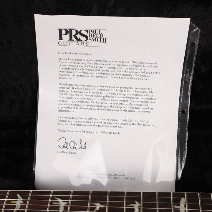 PRS Santana Retro Wood Library Brazilian Rosewood Fretboard Bonnie Pink