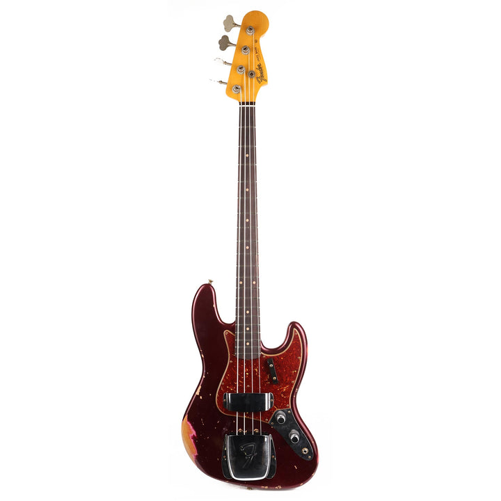 Fender Custom Shop 1962 Jazz Bass Relic Faded Aged Oxblood