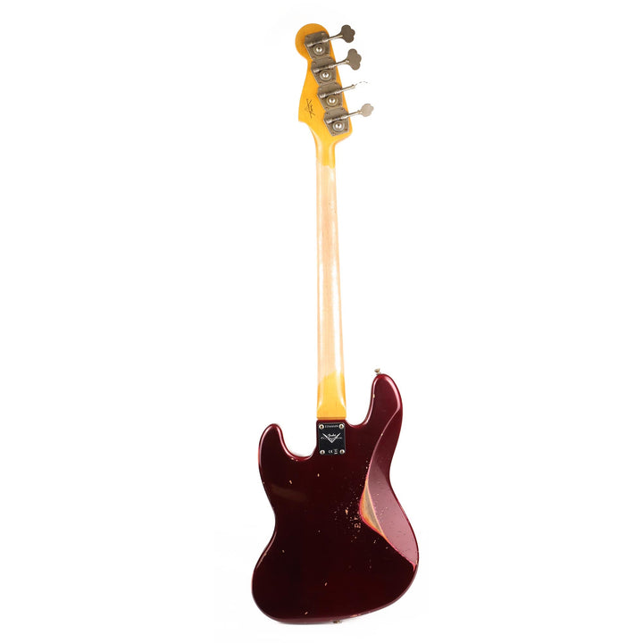 Fender Custom Shop 1962 Jazz Bass Relic Faded Aged Oxblood