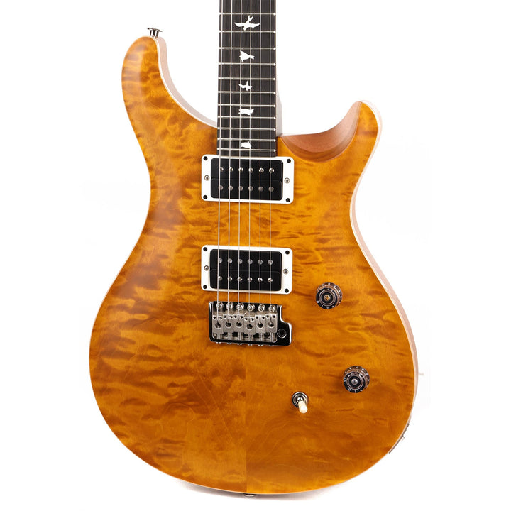 PRS Wood Library CE24 Satin Quilt Top Music Zoo Exclusive Amber