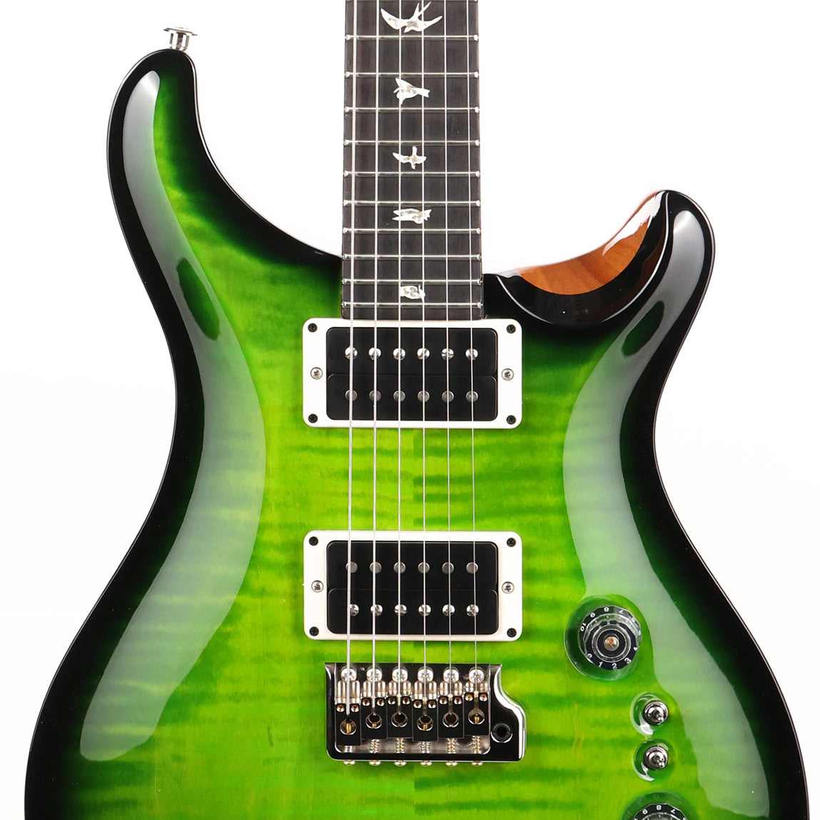 PRS Custom 24-08 Eriza Verde with Black Wrap Burst and Natural