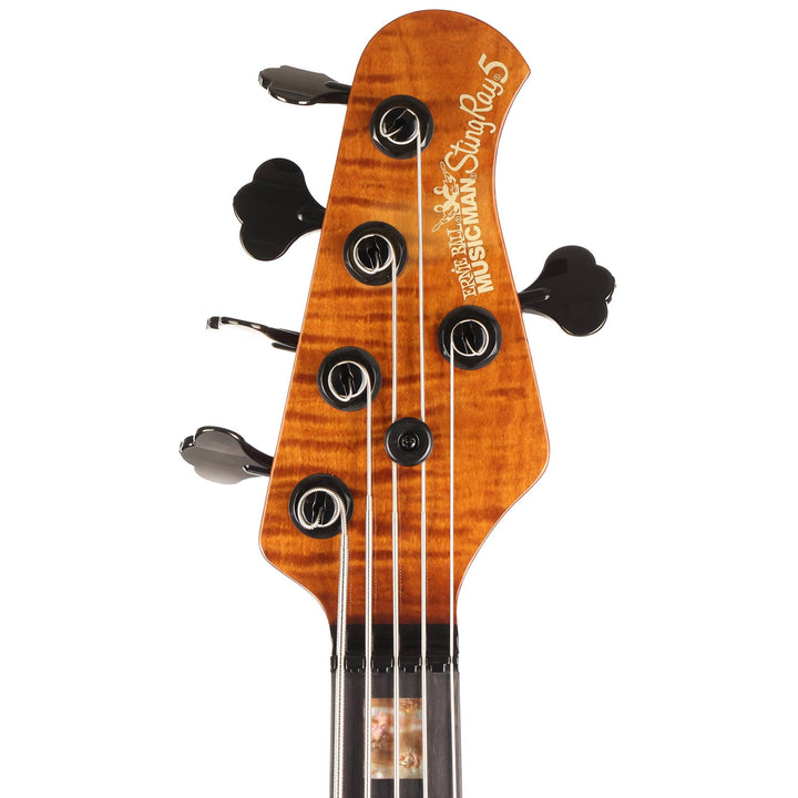 Ernie Ball Music Man 35th Anniversary StingRay 5 Bass Limited Edition Spalted Sunburst