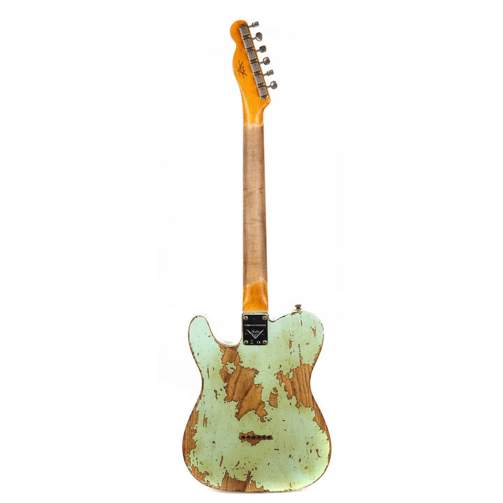 Fender Custom Shop 1950 Double Esquire Super Heavy Relic Faded Aged Surf Green 2023