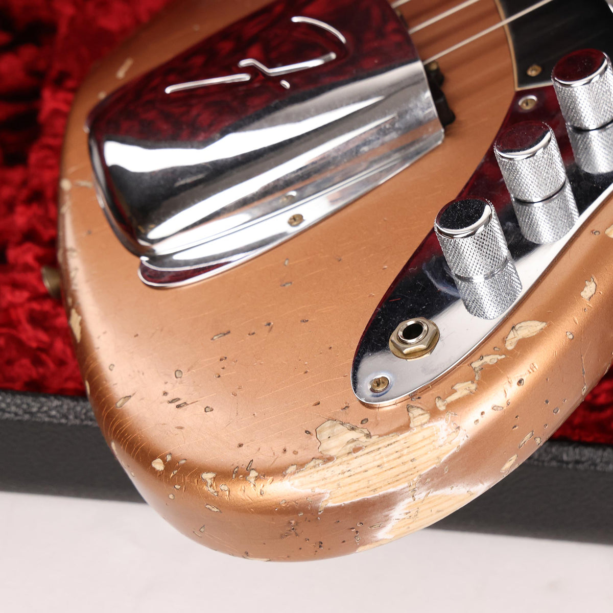 Fender Custom Shop Jazz Bass Heavy Relic Faded Aged Copper — 10